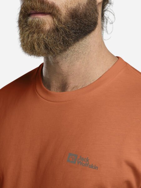 Jack Wolfskin Essantial T Erkek T-Shirt Turuncu - L