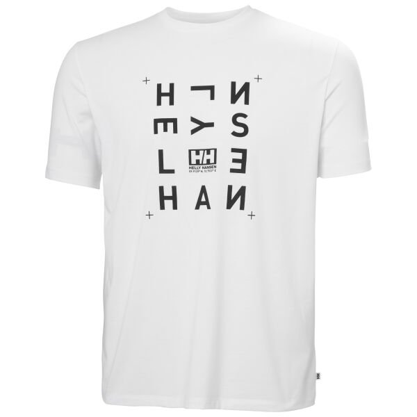 Helly Hansen Skog Recyled Graphic Erkek T-Shirt Beyaz - XL