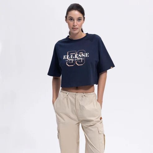 Ellesse Kadın T-shirt F-EF443 Lacivert - XS