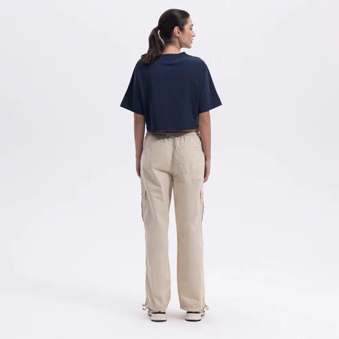 Ellesse Kadın T-shirt F-EF443 Lacivert - XS