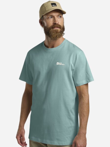 Jack Wolfskin Essantial T Erkek T-Shirt Turkuaz - 2XL