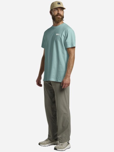 Jack Wolfskin Essantial T Erkek T-Shirt Turkuaz - 2XL