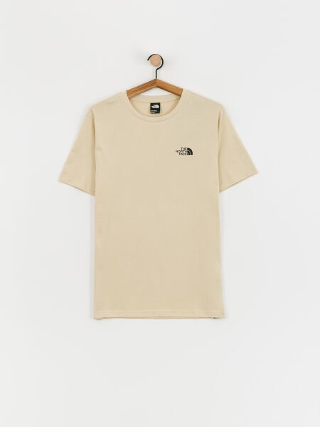 The North Face M Ss Simple Dome Tee Erkek T-Shirt Krem - S