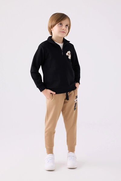 Rolypoly Erkek Çocuk Eşofman Takım 5-6 - Siyah