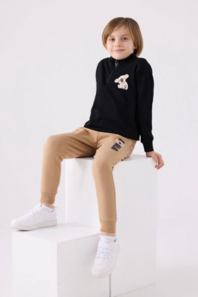 Rolypoly Erkek Çocuk Eşofman Takım 5-6 - Siyah