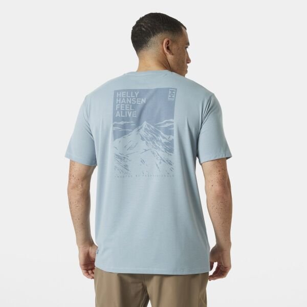 Helly Hansen Skog Recyled Graphic Erkek T-Shirt Mavi - XL