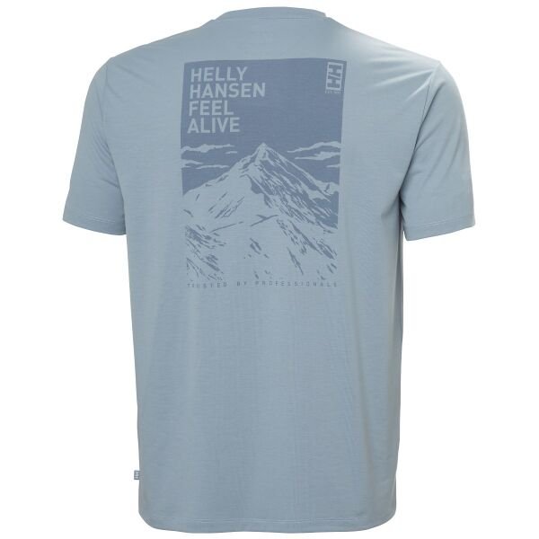 Helly Hansen Skog Recyled Graphic Erkek T-Shirt Mavi - XL
