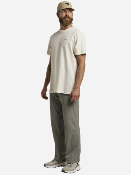 Jack Wolfskin Essantial T Erkek T-Shirt Beyaz - L