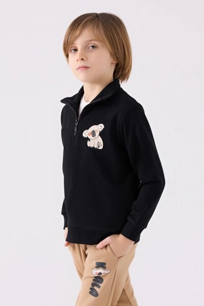 Rolypoly Erkek Çocuk Eşofman Takım 7-8 - Siyah