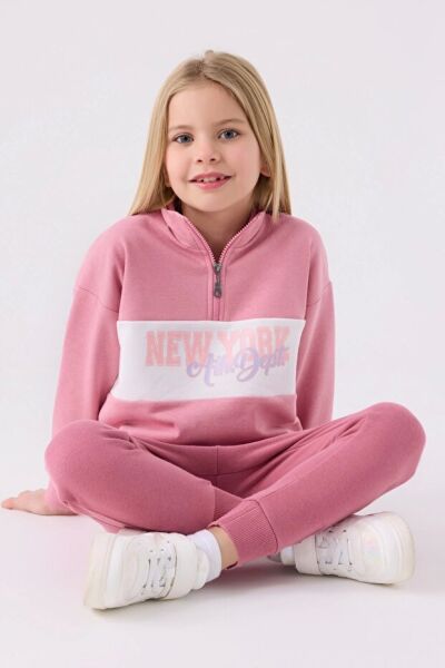 Rolypoly Kız Çocuk Eşofman Takım 6-7 - Lila