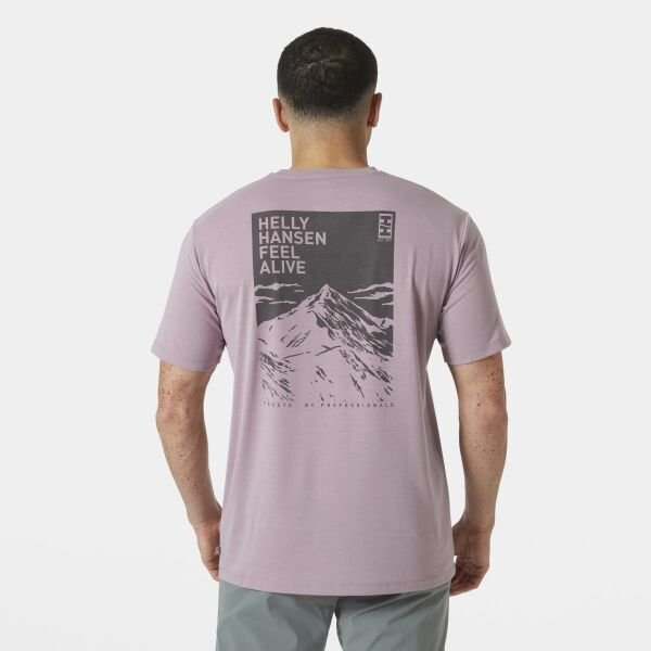 Helly Hansen Skog Recyled Graphic Erkek T-Shirt Mor - XL