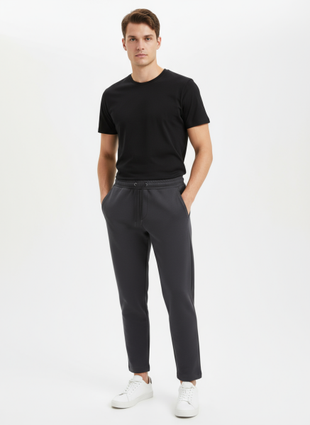GAMP ÇELİK ÖRME PANTOLON Antrasit - XL