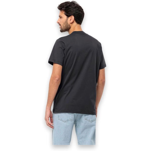 Jack Wolfskin Essantial T Erkek T-Shirt Siyah - XXL