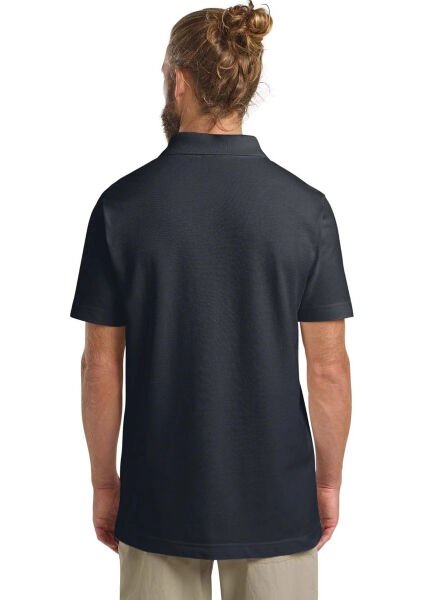 Jack Wolfskin Essantial Erkek Polo T-Shirt Siyah - XXL