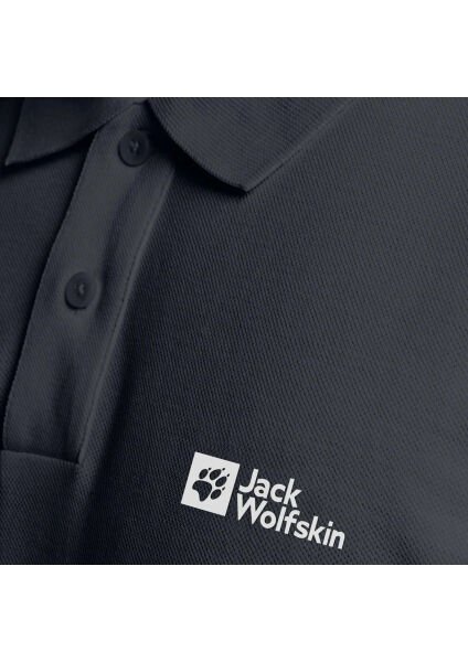 Jack Wolfskin Essantial Erkek Polo T-Shirt Lacivert - M