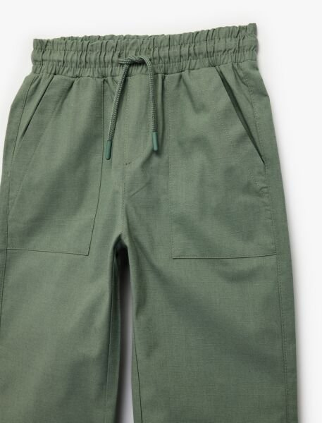 Koton Yeşil Pantolon 6Skb40070Tw Yeşil - 9-10