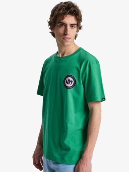 Quiksilver EV Duality Erkek Kısa Kollu Pamuklu Tişört EQYZT08011 S - Leprechaun - Solid