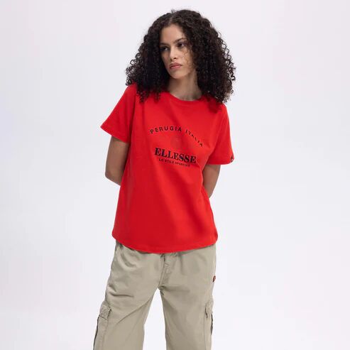 Ellesse Kadın T-shirt F-EF446 Kırmızı - S