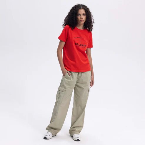 Ellesse Kadın T-shirt F-EF446 Kırmızı - S