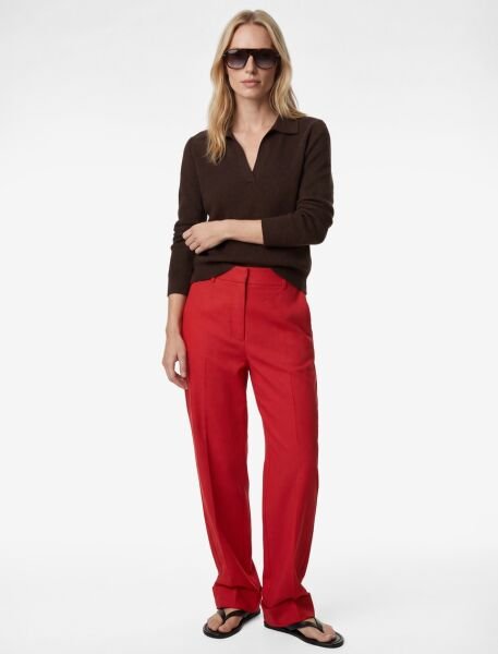 Koton Kahverengi Triko Kazak 6Sak90049Ht Kahverengi - XS