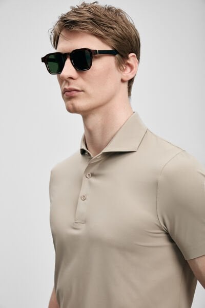 Lufıan Erkek Spencer Polo 111040240 XXL - TOPRAK