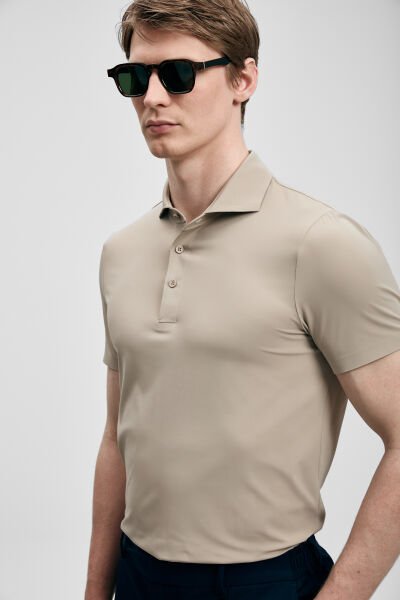 Lufıan Erkek Spencer Polo 111040240 XXL - TOPRAK