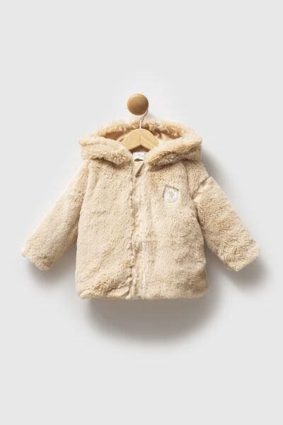 U.Spolo Assn Kız Bebek Mont 9-12 - Bej