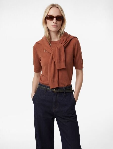 Koton Kahverengi Triko Kazak 6Sak90054Ht Kahverengi - XS