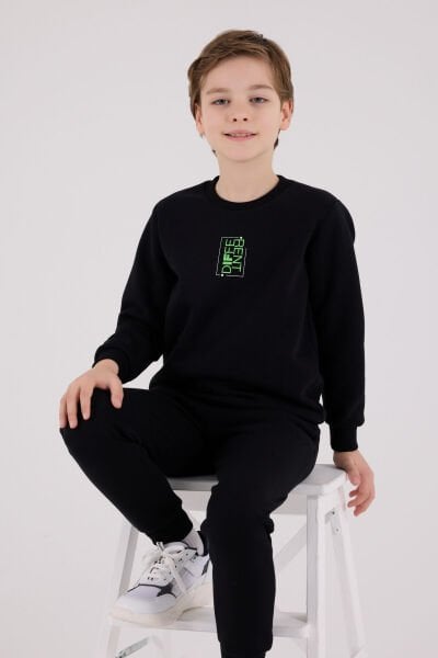 Rolypoly Erkek Çocuk Eşofman Takım 7-8 - Siyah