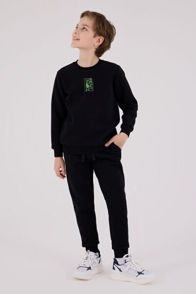 Rolypoly Erkek Çocuk Eşofman Takım 7-8 - Siyah