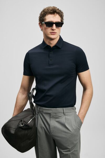 Lufıan Erkek Jaxon Polo 111040241 Lacivert - XXL