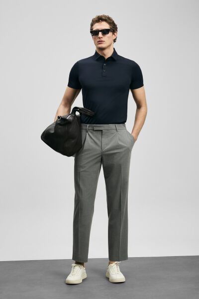 Lufıan Erkek Jaxon Polo 111040241 Lacivert - XXL