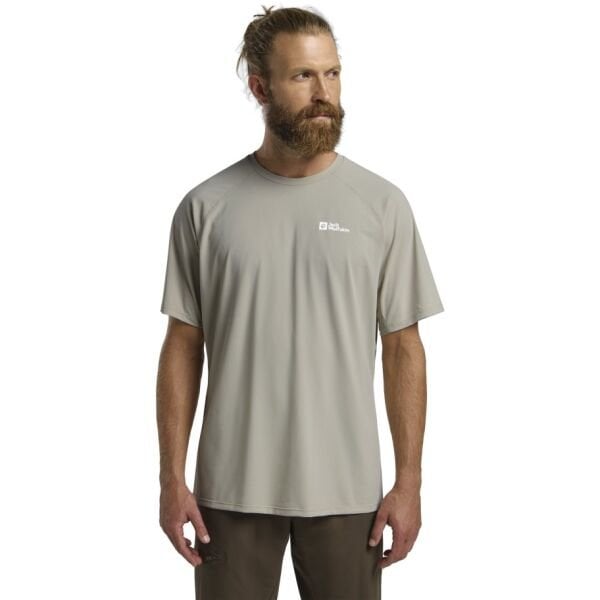 Jack Wolfskin Prelight Swift T M T-Shirt Erkek Gri - 2XL