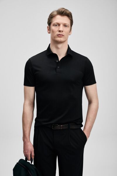 Lufıan Erkek Jaxon Polo 111040241 Siyah - L