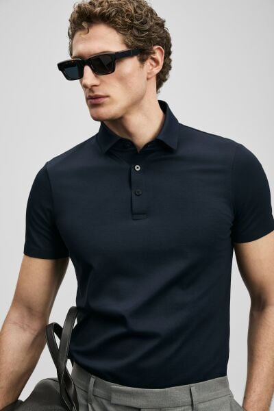 Lufıan Erkek Jaxon Polo 111040241 Lacivert - S