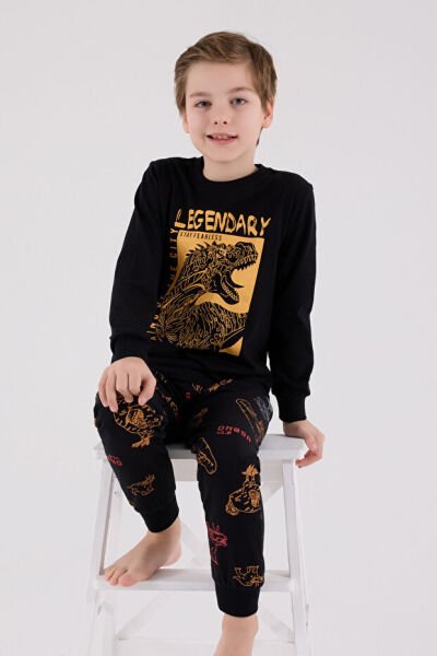 Rolypoly Erkek Çocuk İkili Takım 7-8 - Siyah