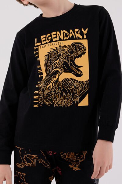 Rolypoly Erkek Çocuk İkili Takım 7-8 - Siyah