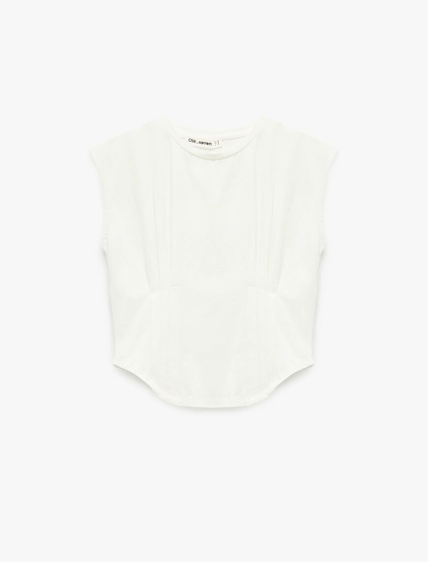 Koton Pembe Tişört 6Sal10009Ik XS - Pembe