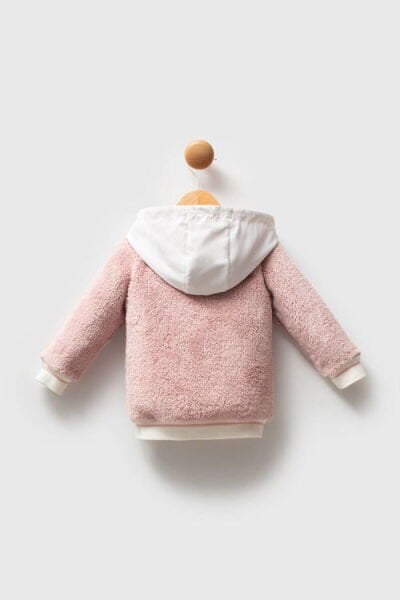 U.S.Polo Assn Kız Bebek Mont 6-9 - Pudra