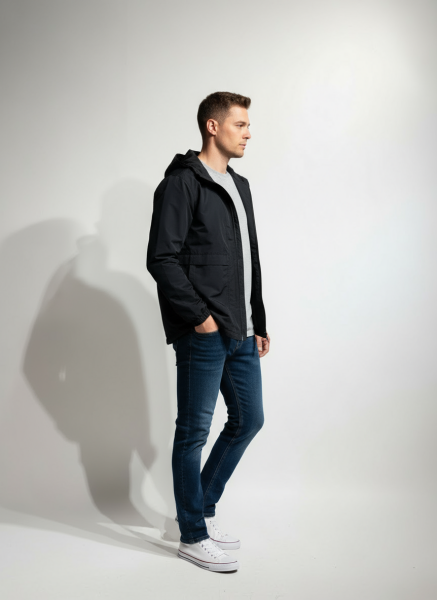 GAMP TWILL YAĞMURLUK Siyah - L