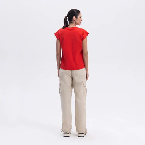 Ellesse Kadın T-shirt F-EF450 Kırmızı - XS