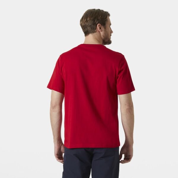 Helly Hansen Hh Logo Erkek T-Shirt 3.23 Kırmızı - XXL
