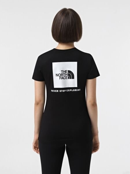 The North Face W Ss Box Nse Slim Tee Kadın T-Shirt Lacivert - XS