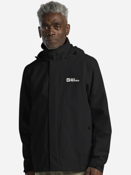 Jack Wolfskin Trailtime 2L Jkt Erkek Outdoor Ceket Siyah - 3XL