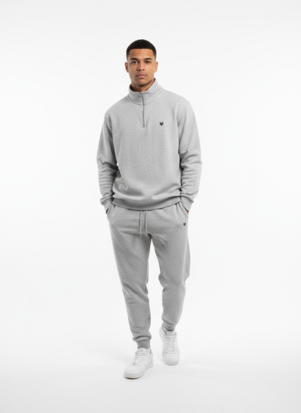 GAMP YARIM FERMUARLI SWEAT Siyah - XXL