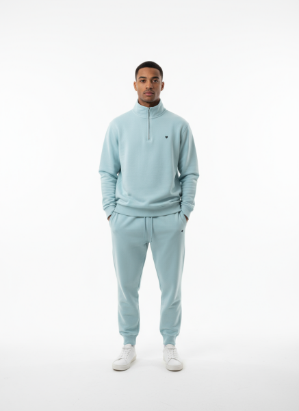 GAMP YARIM FERMUARLI SWEAT Siyah - XXL