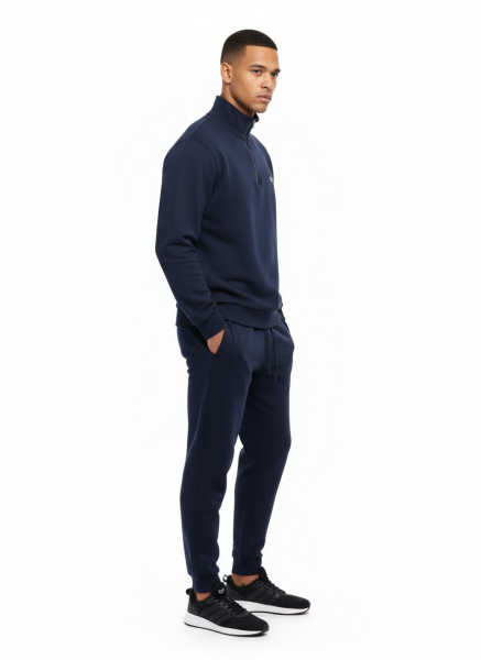 GAMP YARIM FERMUARLI SWEAT Siyah - XXL