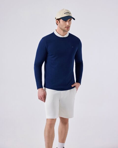 Ellesse Erkek Uzun Kollu Tişört 6Sm5066 S - Navy