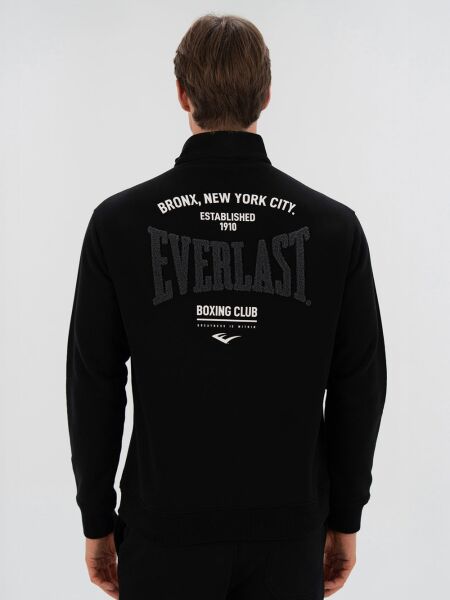 Everlast Bronx NYC Half Zip Regular Siyah Erkek Sweatshirt