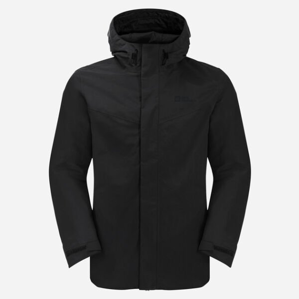 Jack Wolfskin ALTENBERG 3IN1 JKT M Erkek Mont Siyah - L